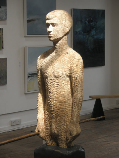 Boy - woodcarving  by David Risk Kennard